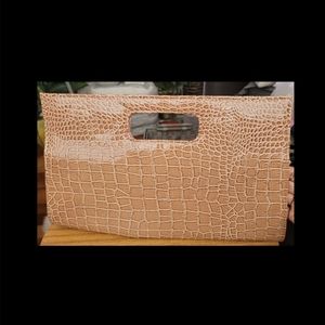 Beautiful Tan Clutch Purse